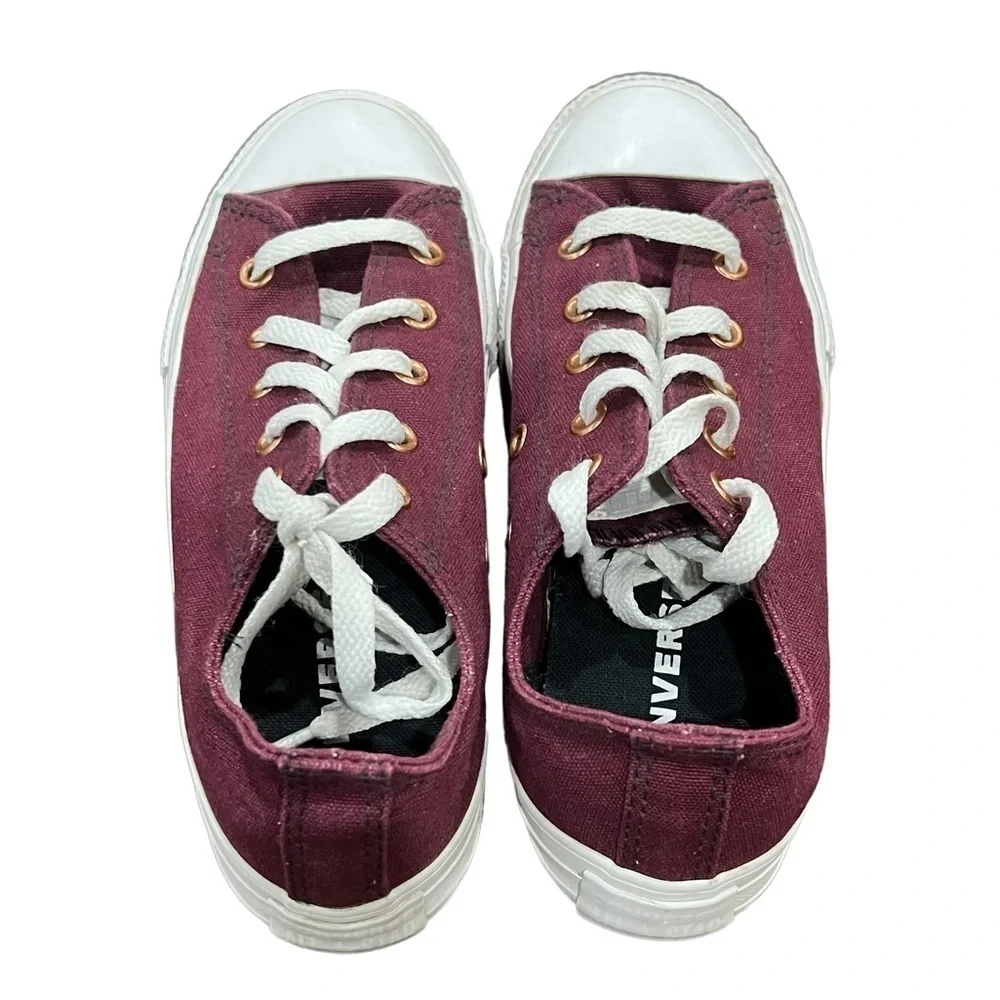 Converse All Star Maroon Canvas Sneakers Size 1.5 Big Kids